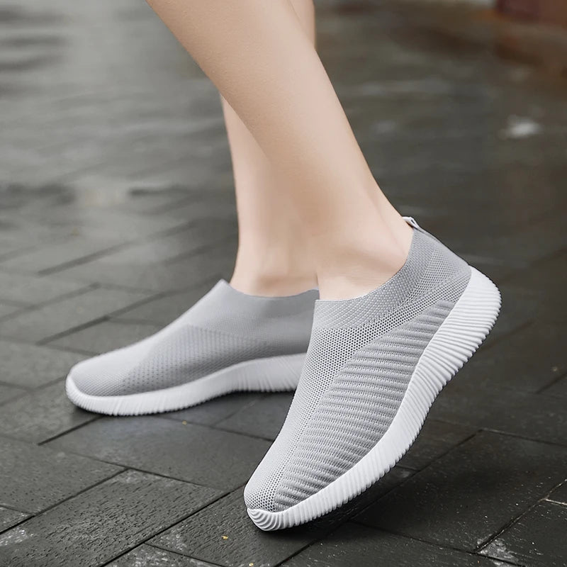 Sapatilhas Vulcanizadas Femininas - Ténis Slip-On e Loafers de Alta Qualidade - Perfeitas para Caminhar