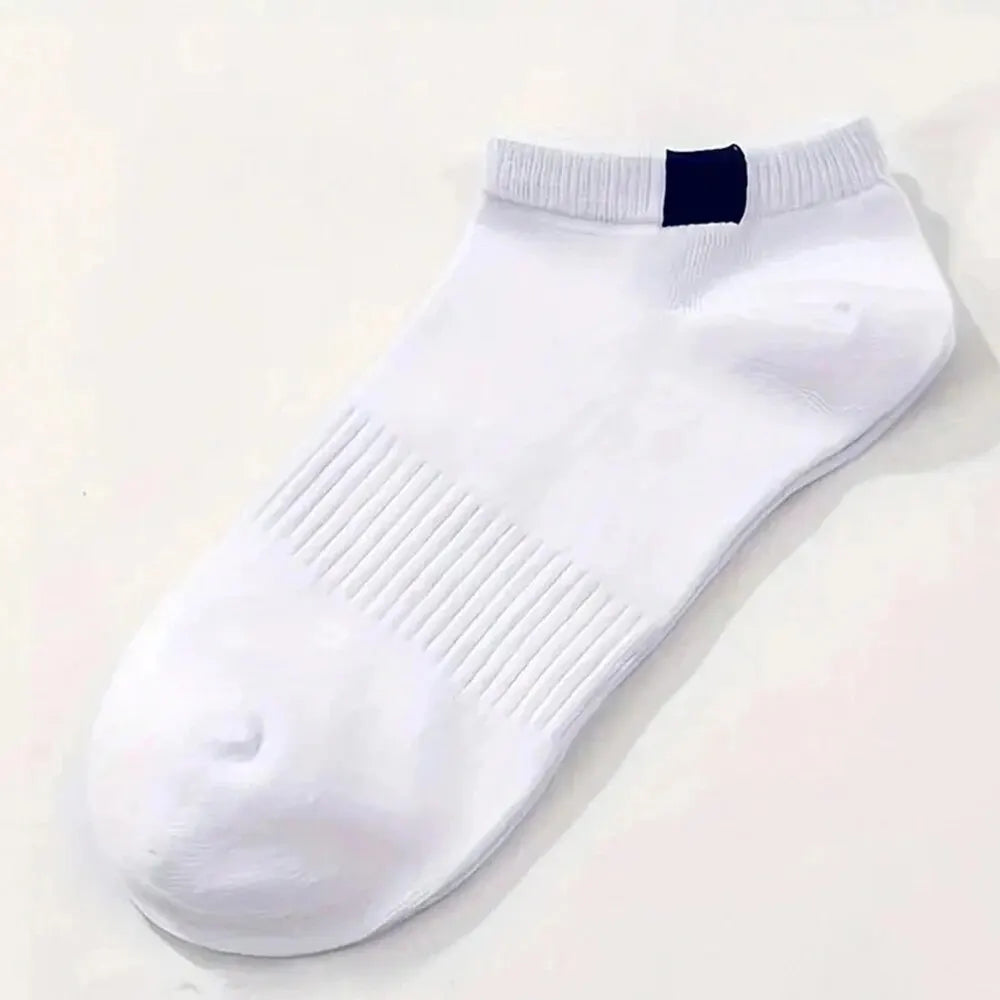 Conjunto de 5 Pares de Meias Baixas para Homens: Sport Socks Respiráveis e Elegantes para Primavera e Verão