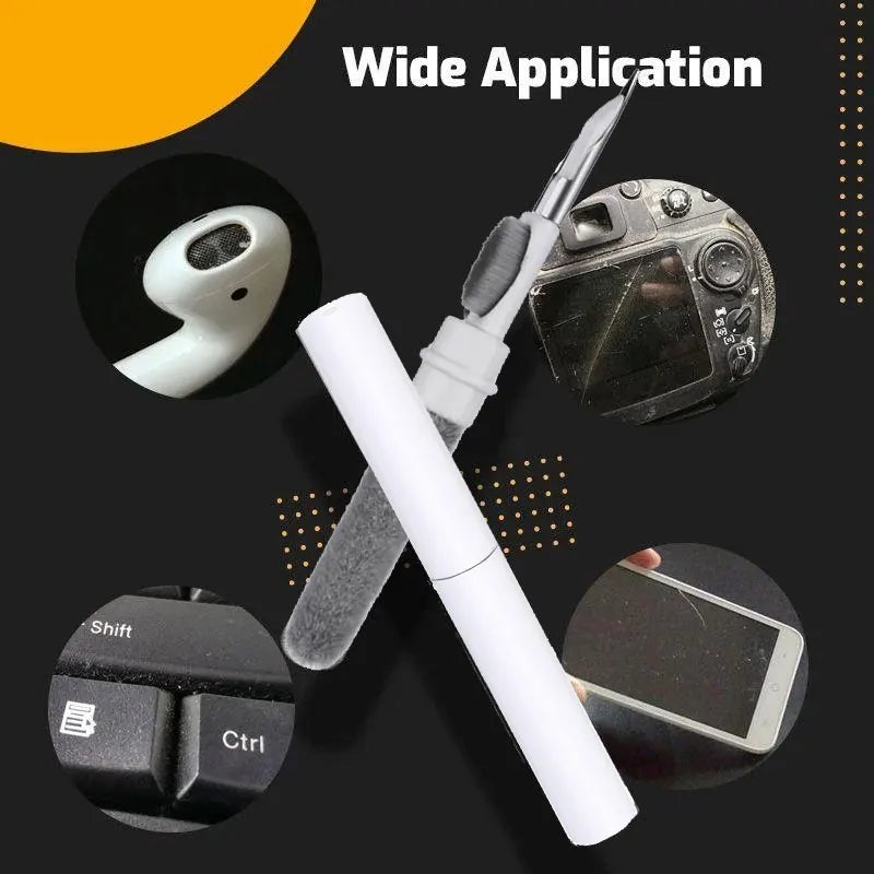 Kit de Limpeza para Auriculares Bluetooth - Caneta de Limpeza e Pincel para AirPods Pro 1, 2 e 3, Ideal para Xiaomi, Huawei e Headsets Lenovo