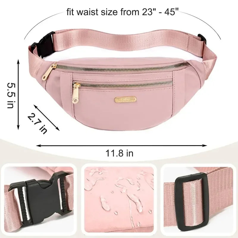 Fanny Packs para Mulheres e Homens: Bolsas de Cintura Estilosas e Leves para Corrida, Caminhadas e Viagens