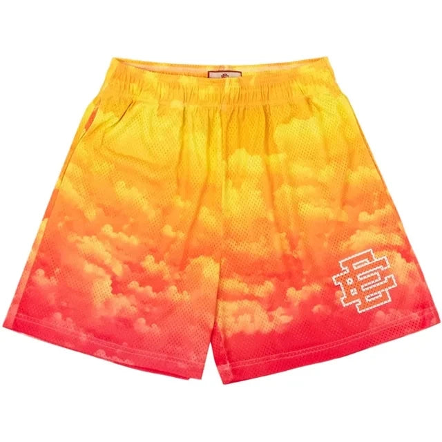 Shorts Casuais Masculinos "New York City Skyline" – Conforto e Estilo para Atividades Físicas