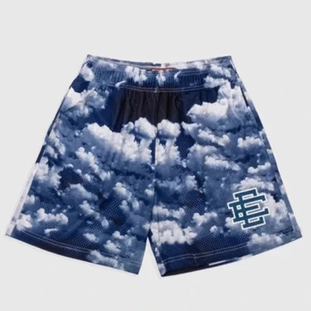 Shorts Casuais Masculinos "New York City Skyline" – Conforto e Estilo para Atividades Físicas