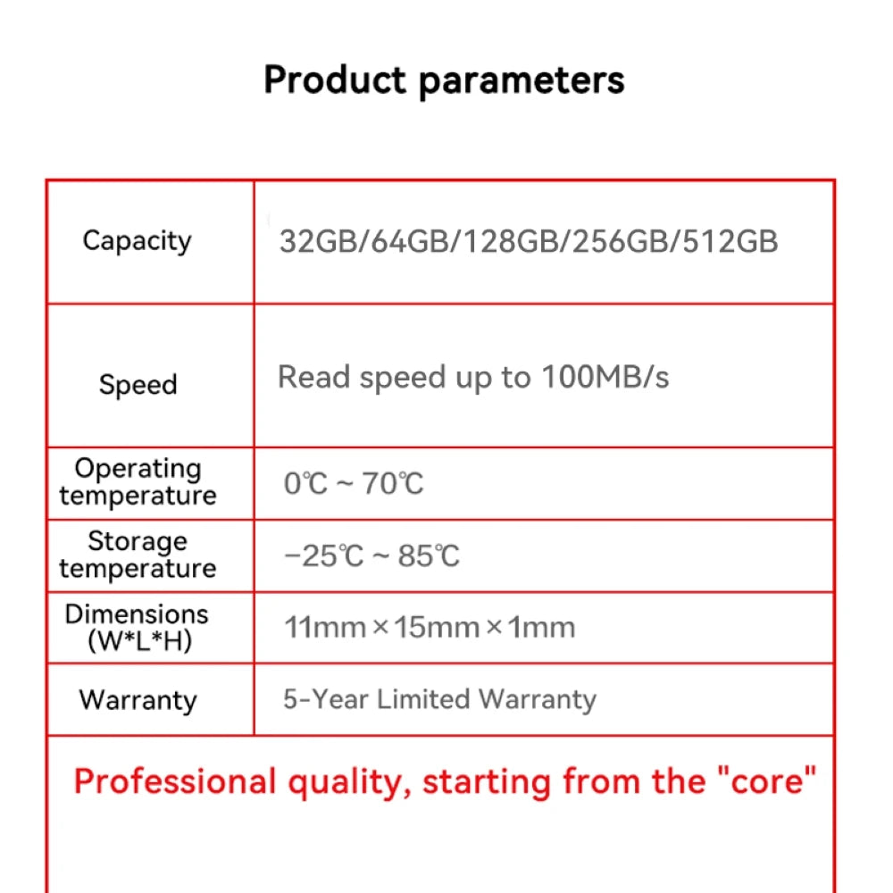 Cartão de Memória Lenovo: 32GB a 512GB U3 V30, 4K e Full HD, Micro TF Mini SD para Telefone e Computador