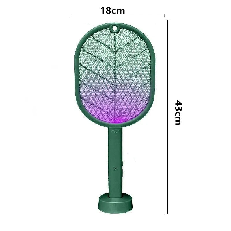 Raquete Elétrica Anti-Mosquitos Recarregável por USB – Mata Mosquitos Seguro para Casa, Armadilha Elétrica Eficaz